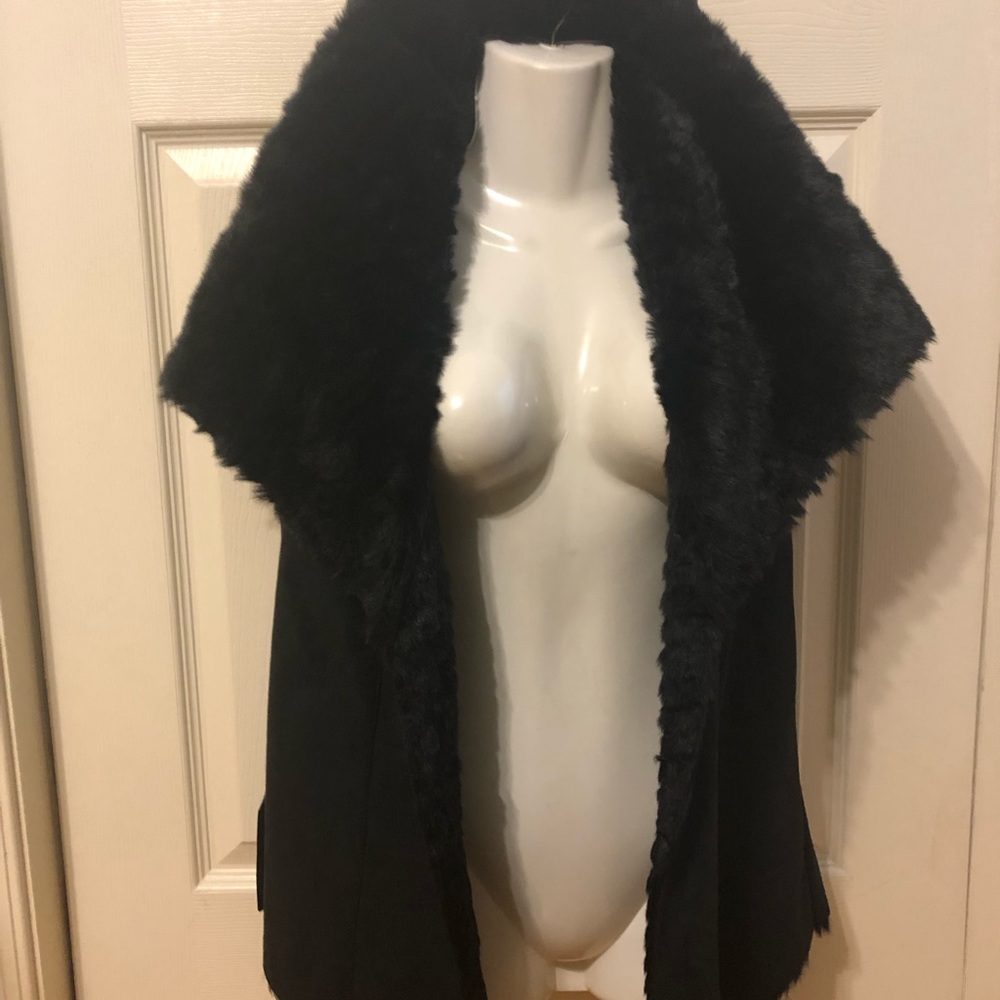 Bebe Faux Fur Vest